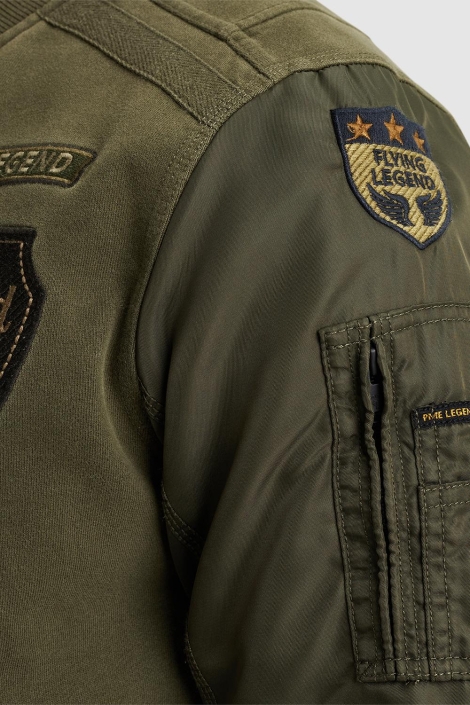 PME legend zip jacket interlock jacquard twil